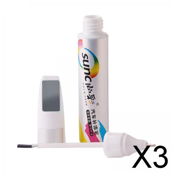 3xCar Touch up Paint Pen Quick Drying 12ml Car Scratch Repair Pen for Byd Grey