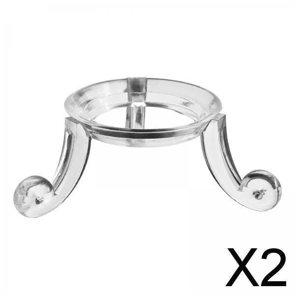 2xSmall Ball Display Stand Acrylic Display Stand for Softball Spheres Baseball S