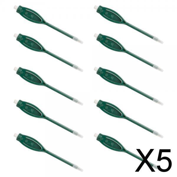 5x10x Golf Pencils Bulk 2H Marker Pens for Wedding Writing Children's Drawing Green