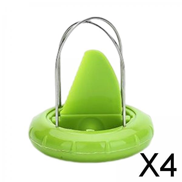 4xKiwi Cutter Kiwi Fruit Peeling fruits Removal for Home Kitchen Gadget Green