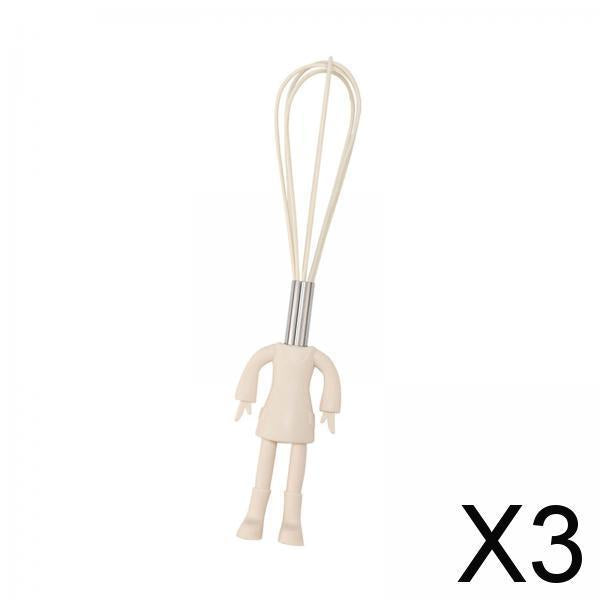 3xKitchen Utensil Heat Resistant Durable Cooking Tools for Baking Home Cooking whisk