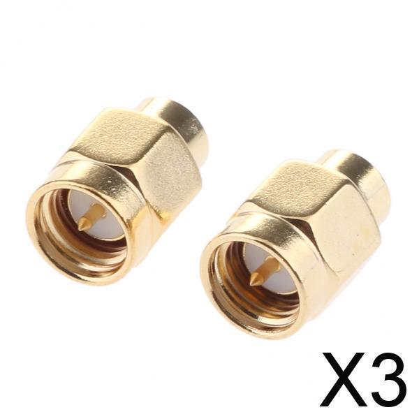 3x2Pieces SMA Male RF Coaxial Terminal Dummy Load 2W 50ohm Gold Plated