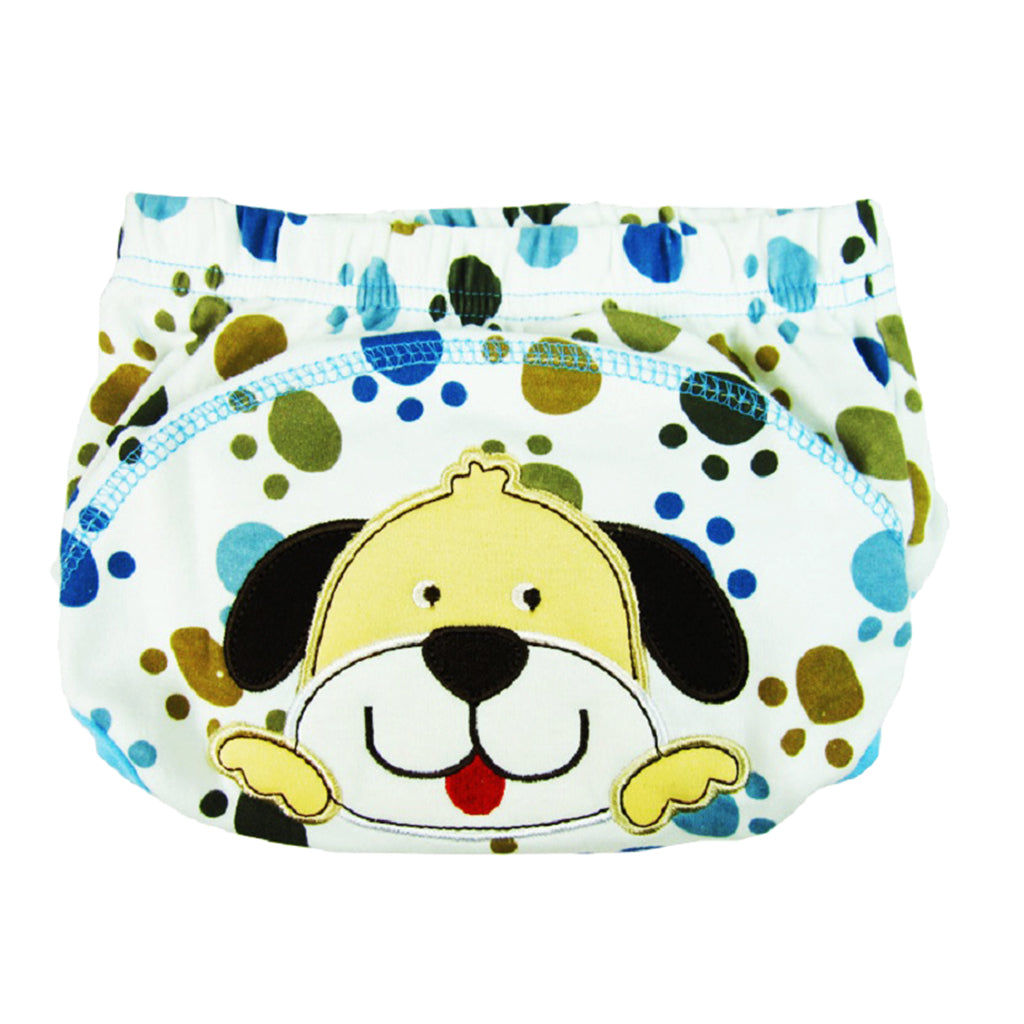 Baby Girl Boy Toliet Pee Potty Training Pants Diaper Nappy Underwear 5-14 months Puppy