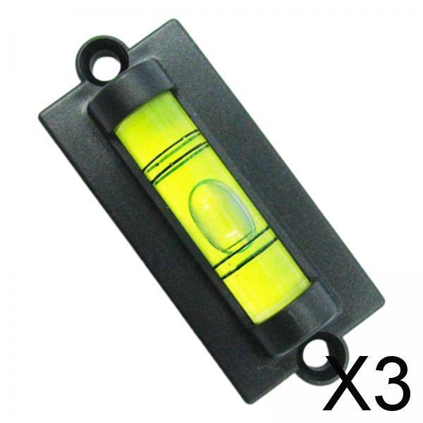 3xBubble Level Easy to Use Measuring Tools Small with Mounted Ears Spirit Level