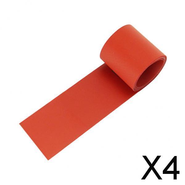 4xPVC Patch Repair Patches Accessory for Inflatable Boat Canoe Kayak Red