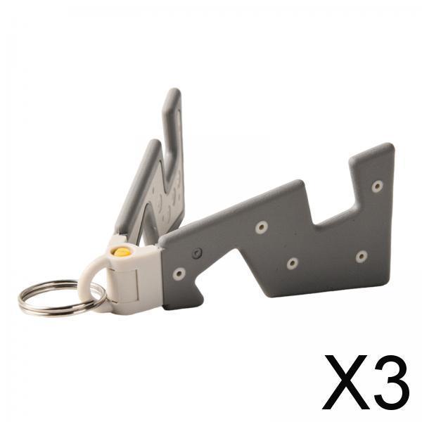 3xFoldable Keychain Multipurpose Phone Holder Keychain for Home Outdoor Travel