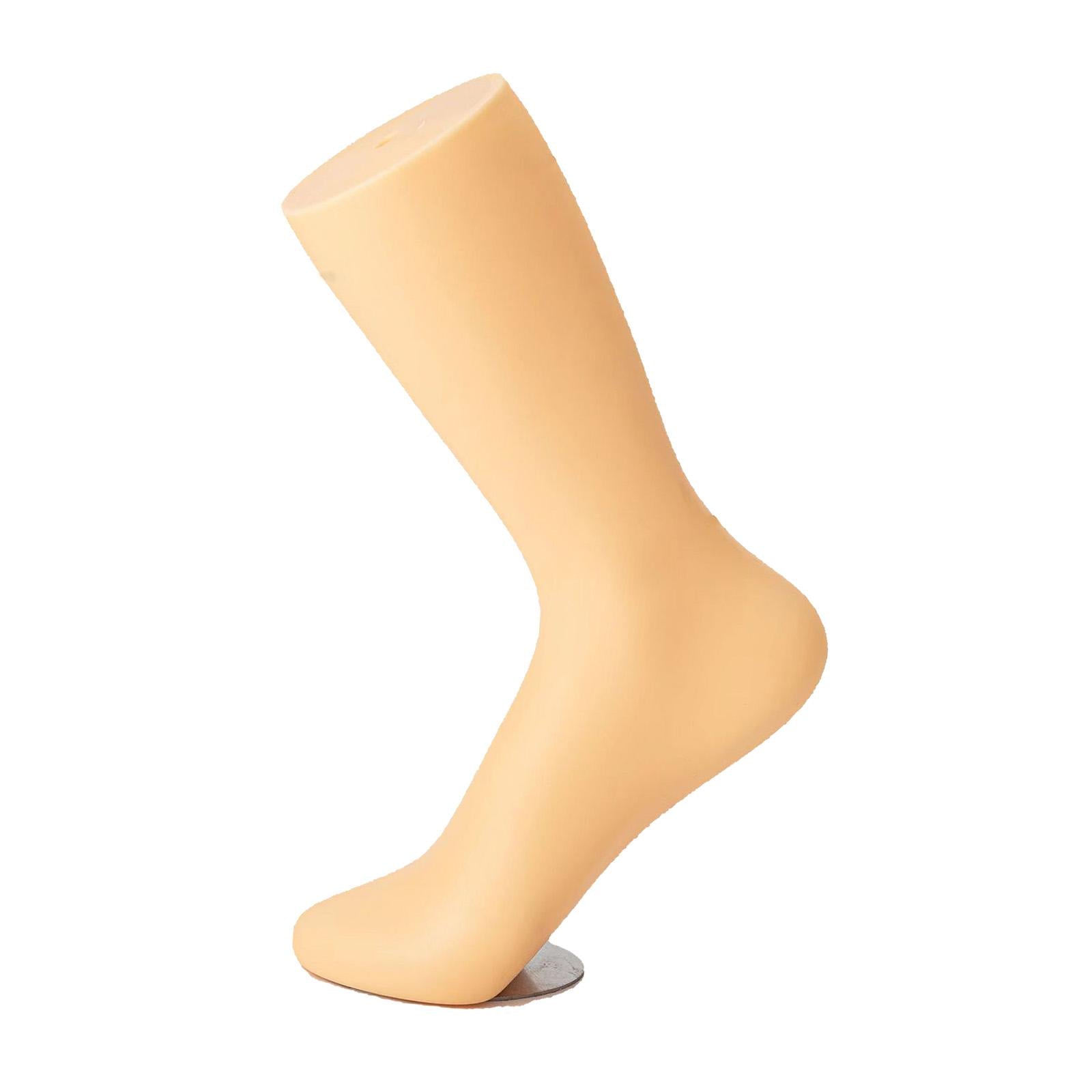 Mannequin Adult Feet Female Lifelike Standing for Chain Ankle Sandals Socks Right Foot Normal