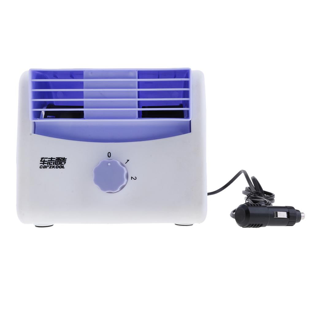 Mini Automobile Mute Vaneless Cooling Fan Speed Turbofan for 12V/24V Car 12V