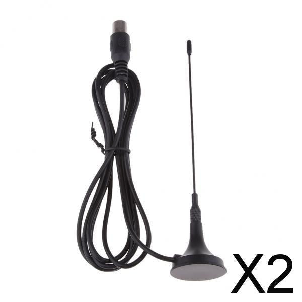 2xDVB-T HDTV Digital Booster Antenna With Base Aerial Amplifier Indoor Antenna