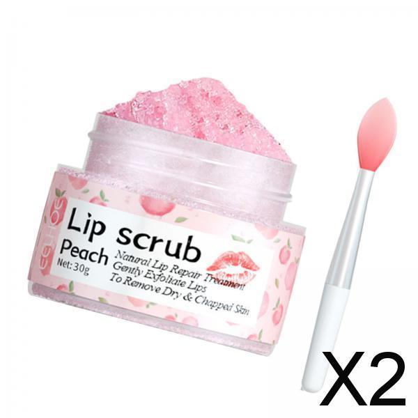 2xLip Scrub Exfoliator for Dull Lip Lines Keratinized Cuticles
