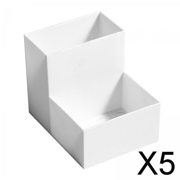 5xTea Milk Bags Storage Holder Desktop Organizer for Kitchen Countertop Office 2 Grids