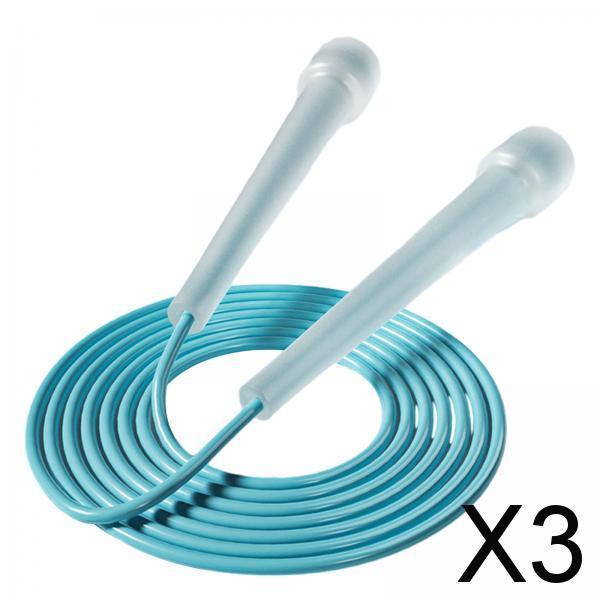 3xSkipping Rope 9.2ft Adjustable Jump Rope for Indoor Outdoor Training Workout