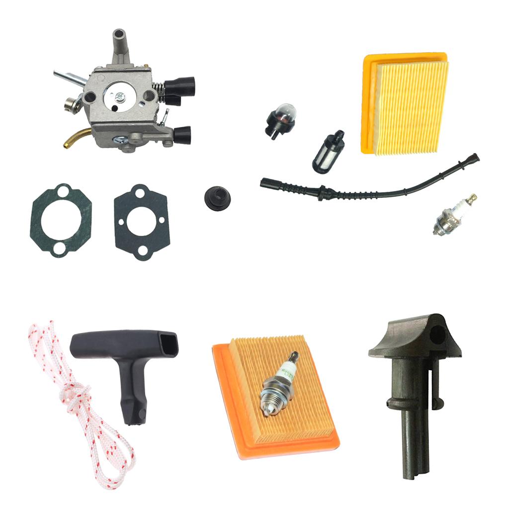 Carburetor Air Filter Starter Handle for STIHL FS120 FS200 FS250 FS300 Parts