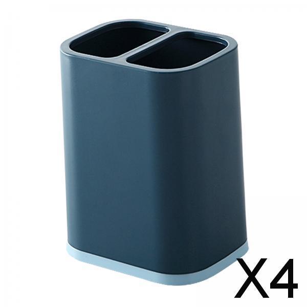 4xMultipurpose Cutlery Spoon Storage Rack Divider Kitchen Gadget Utensil Caddy Blue