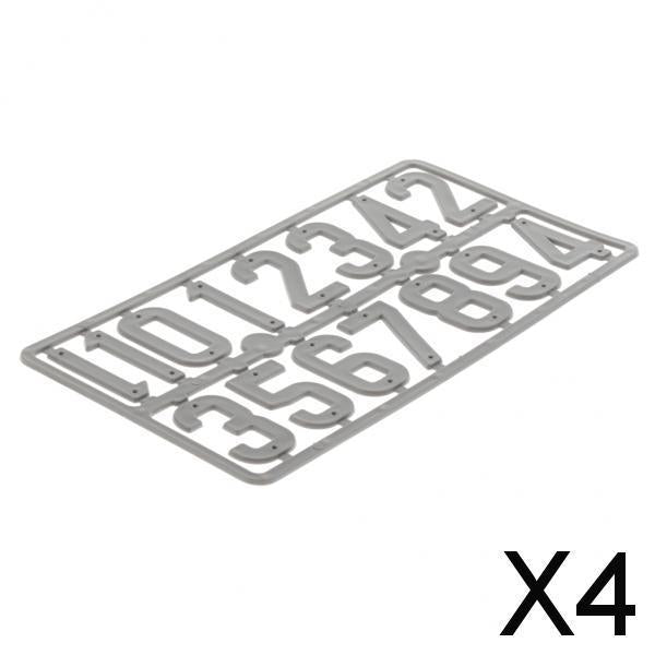 4xNumber Mark For Beekeeper Bee Hive Accessories Beekeeping Tools Grey