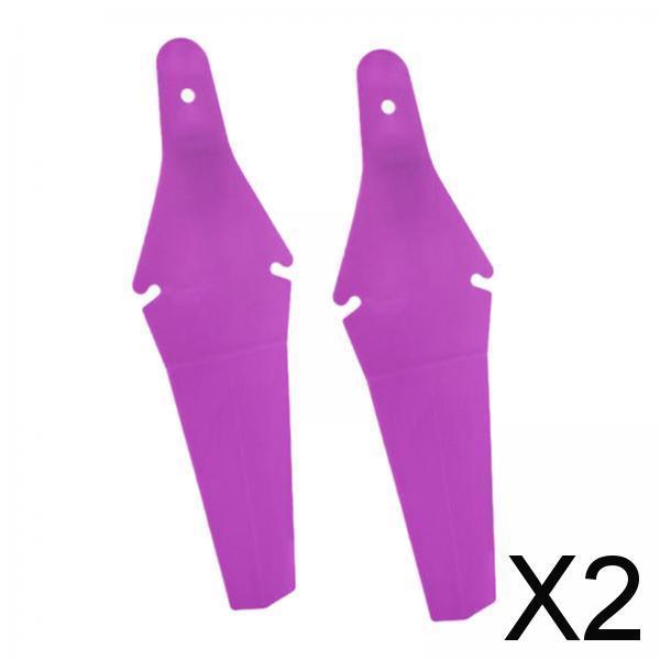 2x2x Bicycle Mudguard Easy to Install Riding Replacement Part Biking Saver Purple