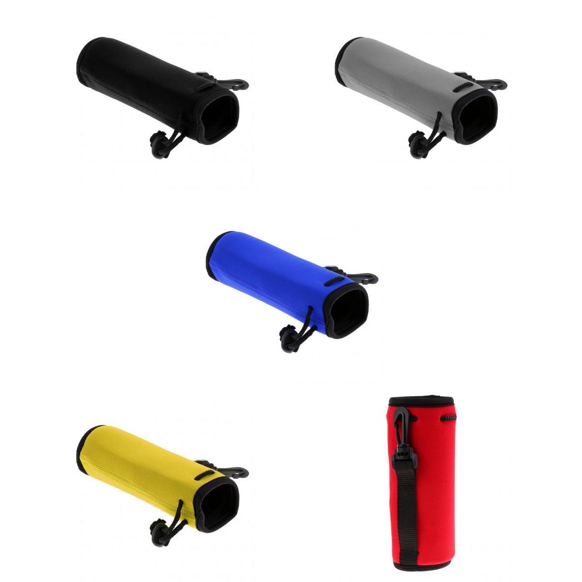 5 Pieces Neoprene Insulated Sport Water Bottle Cover Pouch Sleeve Bag Holder