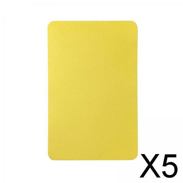 5xBoat Repair Patch 10cmx15cm PVC Repair Patches for Dinghy Raft Repair Tool Yellow