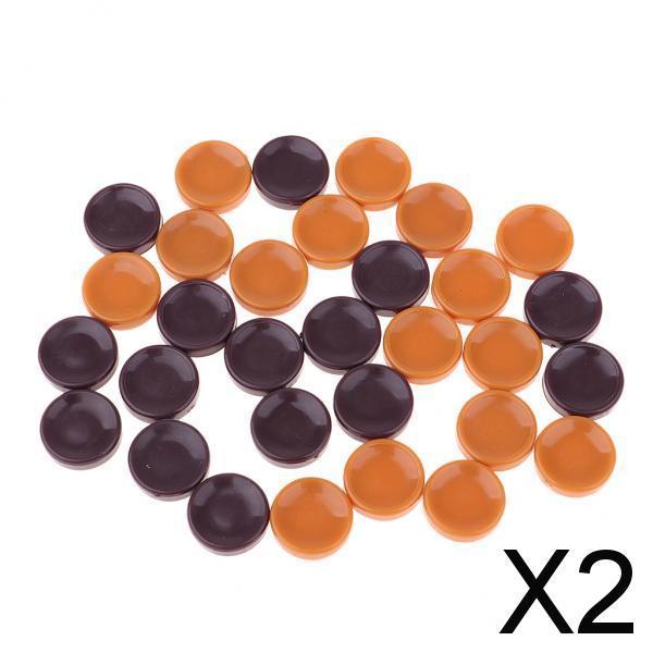 2xDraughts&Checkers&Backgammon Chess Game Chessman Board Game Accessory Toys