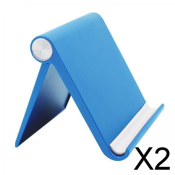 2xUniversal Adjustable Book Tablet Stand Retail Cookbook Holder Desk Blue