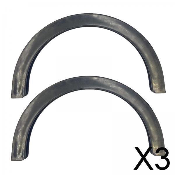 3xSkateboard Deck Guards Protector U Channel Design for Double Rocker Board