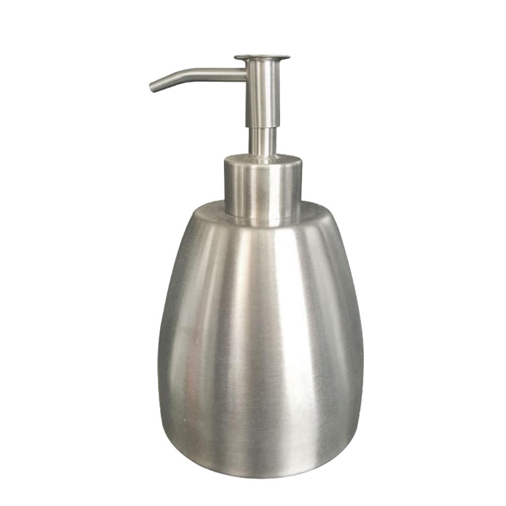 Soap Pump Shampoo Dispenser Lotion Liquid Bottle Container for Bathroom Silver 485ml