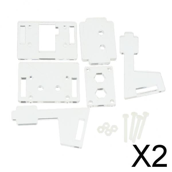 2xAdjustable Acrylic Camera Mounting Bracket Holder Support for Raspberry Pi