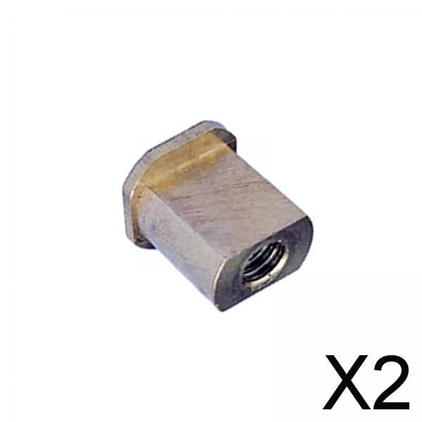 2xIce Hockey Helmet Repair Useful Helmet Hardware for Sports Football Baseball Square Copper Nut