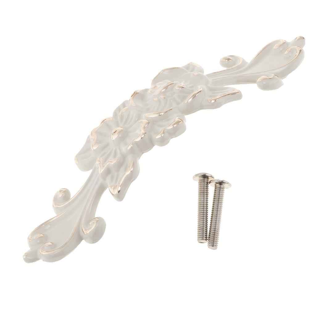 Creative Drawer Wardrobe Door Pull Handle Furniture Hardware E White 96mm