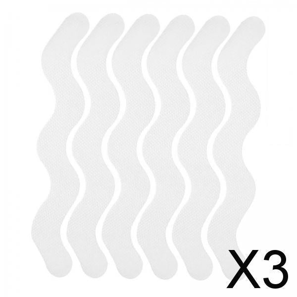 3x6x Shower Stickers Floor Treads Nonslip Decals for Bathroom Bath Tub Ladders