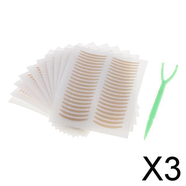 3x Invisible Lace Eyelid Sticker Double Eyelid Tapes Eye Strips 1# 200Pairs