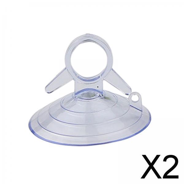 2xSmall Suction Cup Window Sucker Holder for Kitchen Home Organization Mirrors Clear