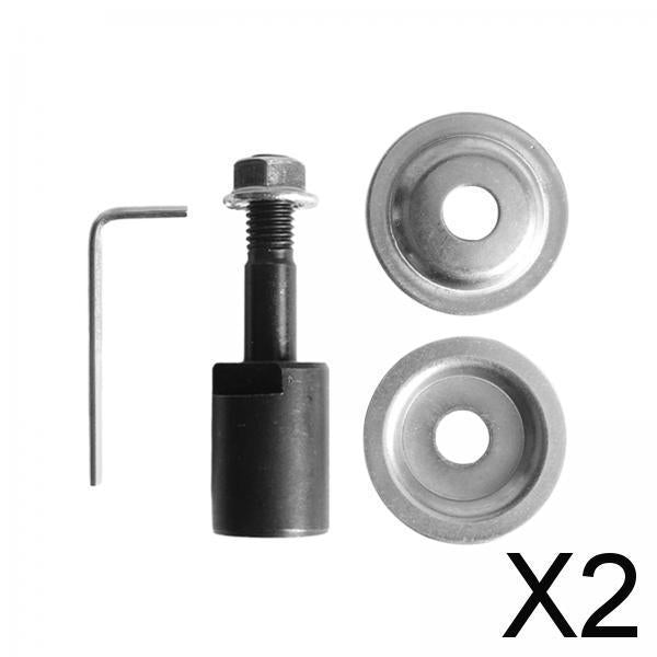 2xGrinding Wheel Shaft Buffing Arbor Threaded Shaft for Hair Wheel Fiber Wheel 16mm 106g
