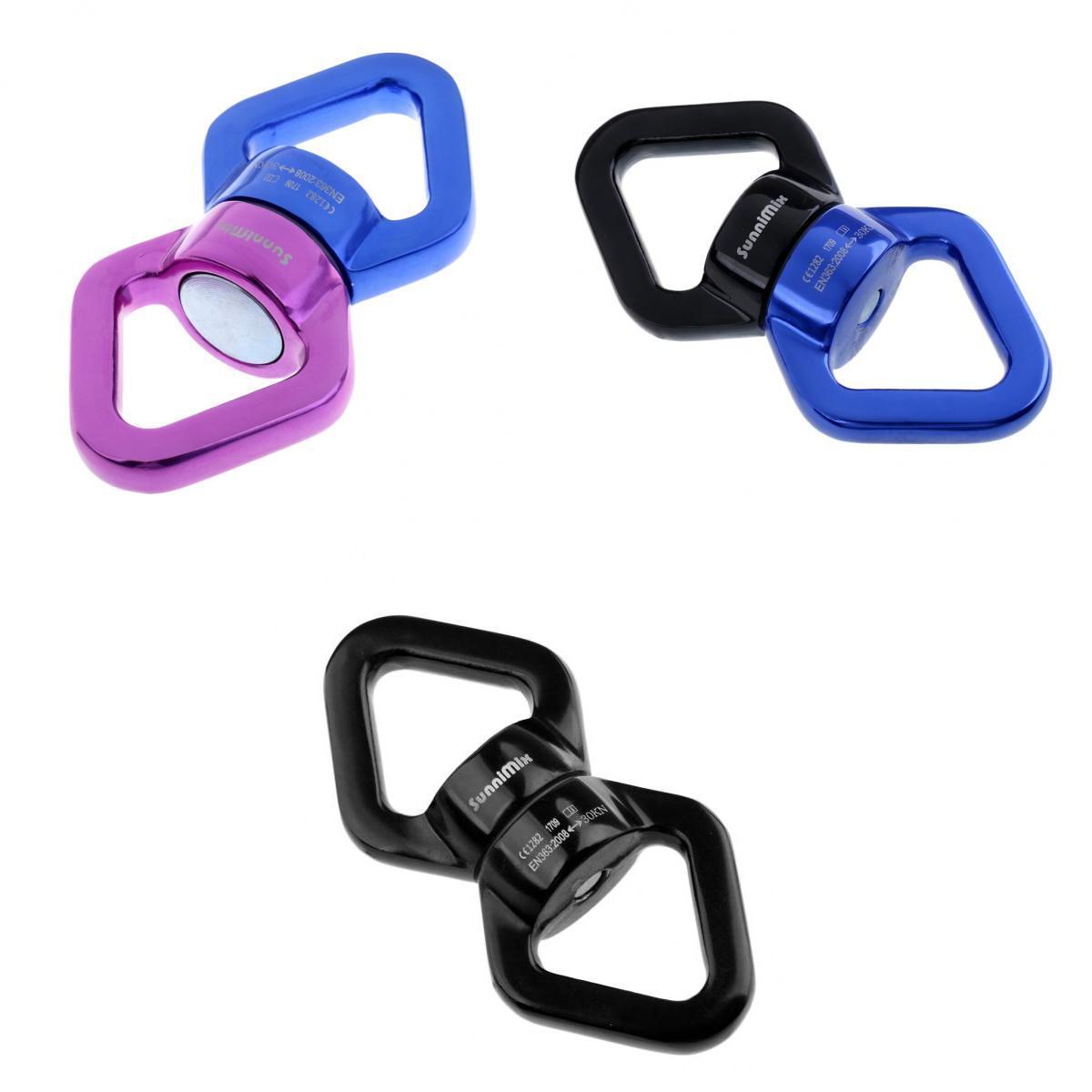 3pcs Safety Swivel Rope Connector Device for Climbing Aerial Dance 11x5.4cm