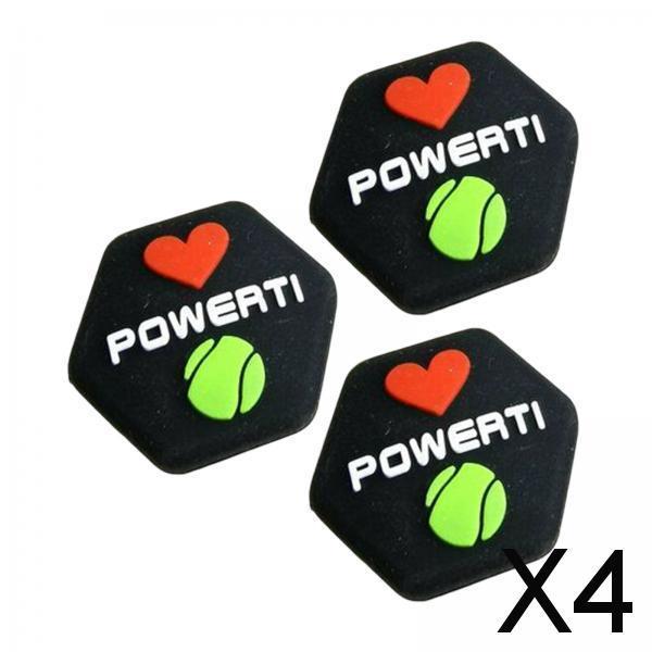 4x3x Tennis Racket Vibration Dampeners Tennis Gift Shock Absorbers Portable