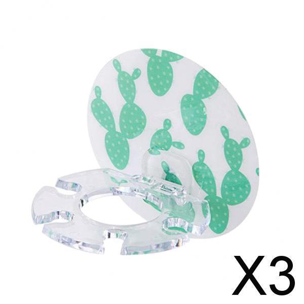 3xToothbrush Holder Razor Stand Rack Toothpaste Holder Four Slot Cactus