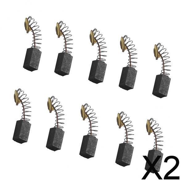2x10Pcs Carbon Brushes motor brush Repairing Part for Generic Electric Motor