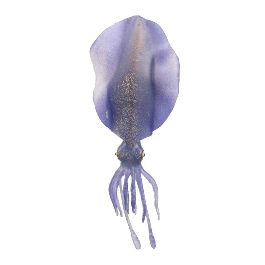 Marine Animal Model Solid Simulation Intelligence Learning Toys Purple Squid