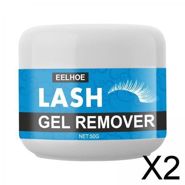2xEyelash Extension Gel Remove Gel Remover Free Acetone 50g
