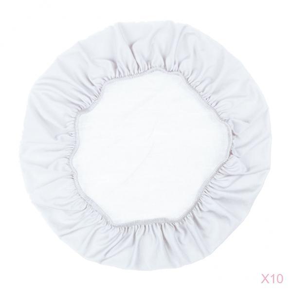 10Pcs Spandex Stretch Chair Cover Wedding Dining Chair Slipcover White