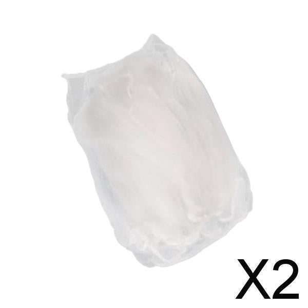 2xSink Drain Strainer Triangular Corner Draining Net Trash Bag Holder Foldable 50 Net