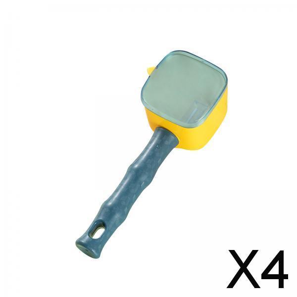 4xVegetable Peeling Tool Potato peelers with Container for pears Veggie Slicing Blue