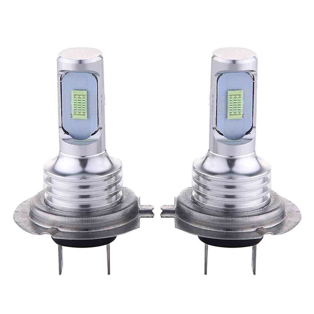 2 Pieces H7 LED Headlights Bulb Kit High/Low Beam 35W 4000LM 8000K Ice Blue