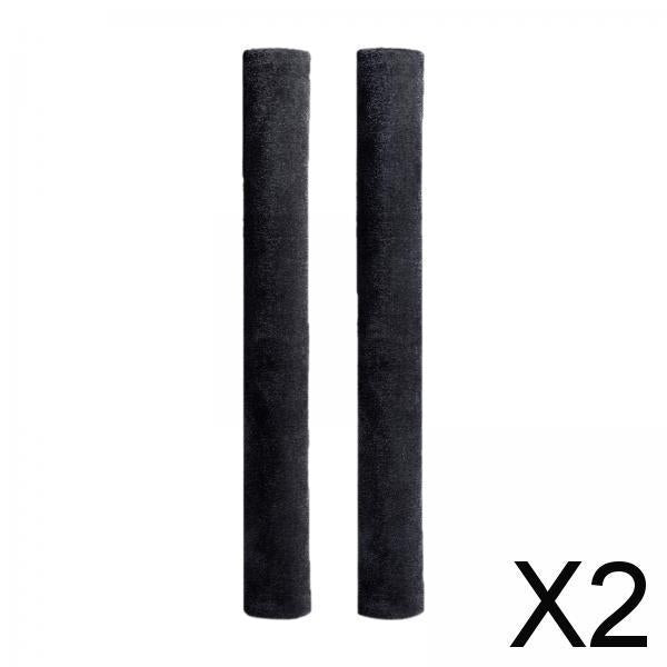 2x2Pcs Fridge Door Handle Covers Reusable for Microwave Oven Kitchen Appliances Black