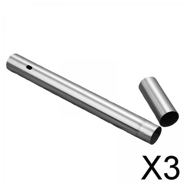 3xPortable Kabob Skewers Storage Tool Metal Rolling Pin for Grills Tools
