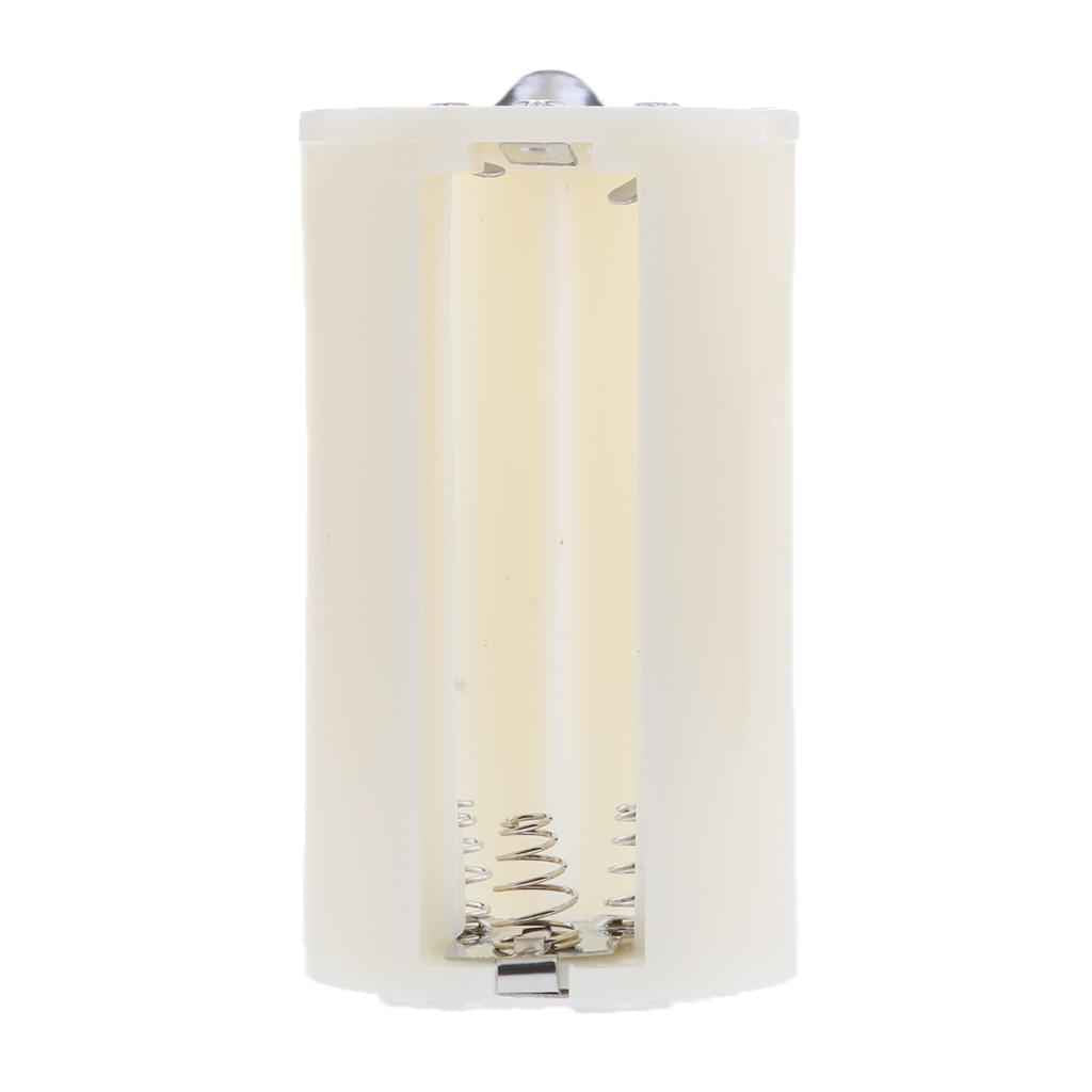 1.5V Parallel Battery Converters Adapter Case LR20 3 AA to D Type White