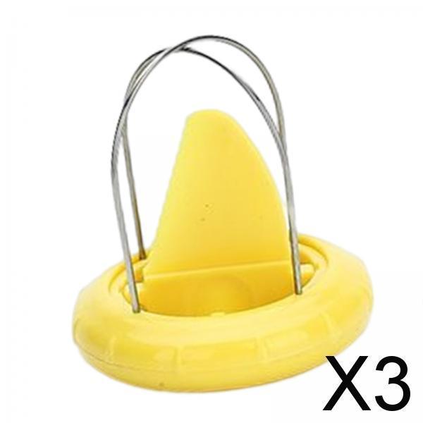 3xKiwi Cutter Kiwi Fruit Peeling fruits Removal for Home Kitchen Gadget Yellow