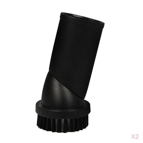 2pcs Round Vacuum Clearn Replacement Brush Head Nozzle 35mm Inner Dia