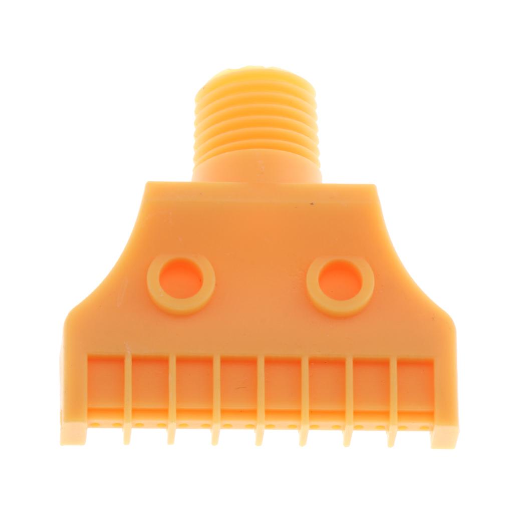 1/4" Thread Flat Wind Jet Air Blowing Nozzle Spray 40x40mm 16 Holes
