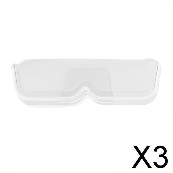 3xEyeglasses Holder Wall Mount Durable Stylish for Tabletop Showcase Apartment Clear
